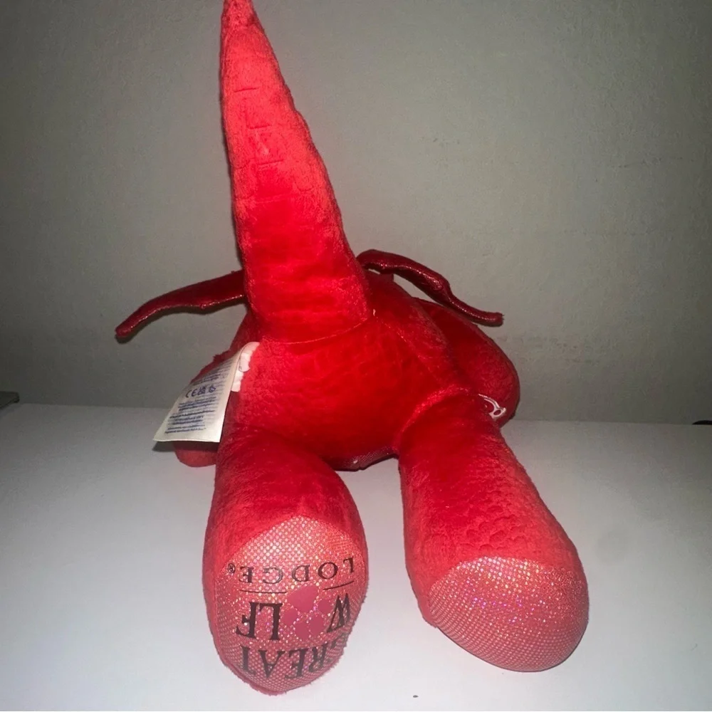 Build A Bear Magic Quest Red Dragon Ellie Plush Great Wolf Lodge Exclusive Plush - Picture 7 of 10